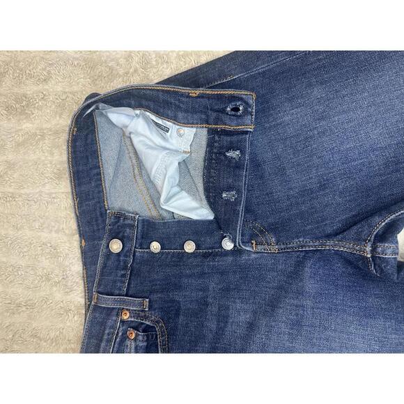 Levi's classic 501 Skinny high-waisted button-fly jeans Size W28 - Picture 4 of 10